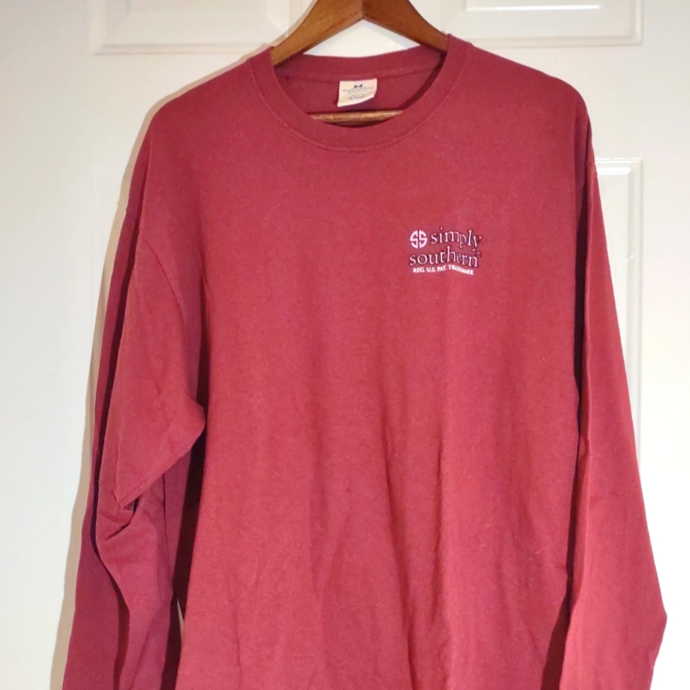 Simply southern long sleeve cotton top xl